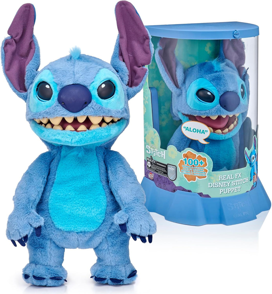Disney Stitch Interactive Plush 18