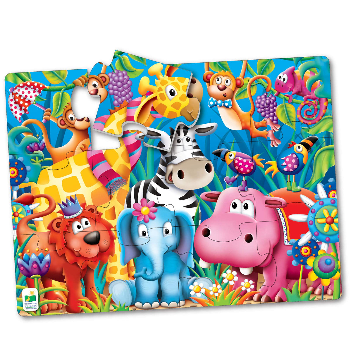 My First Jungle Friends Puzzle - 12 Pieces – Smart Kids Planet