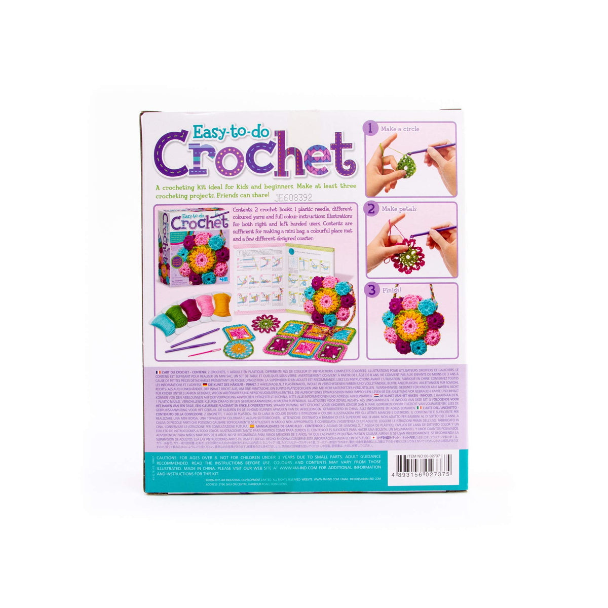 DIY Mini Crochet Kit beginner's Crochet Kit for All Ages Includes