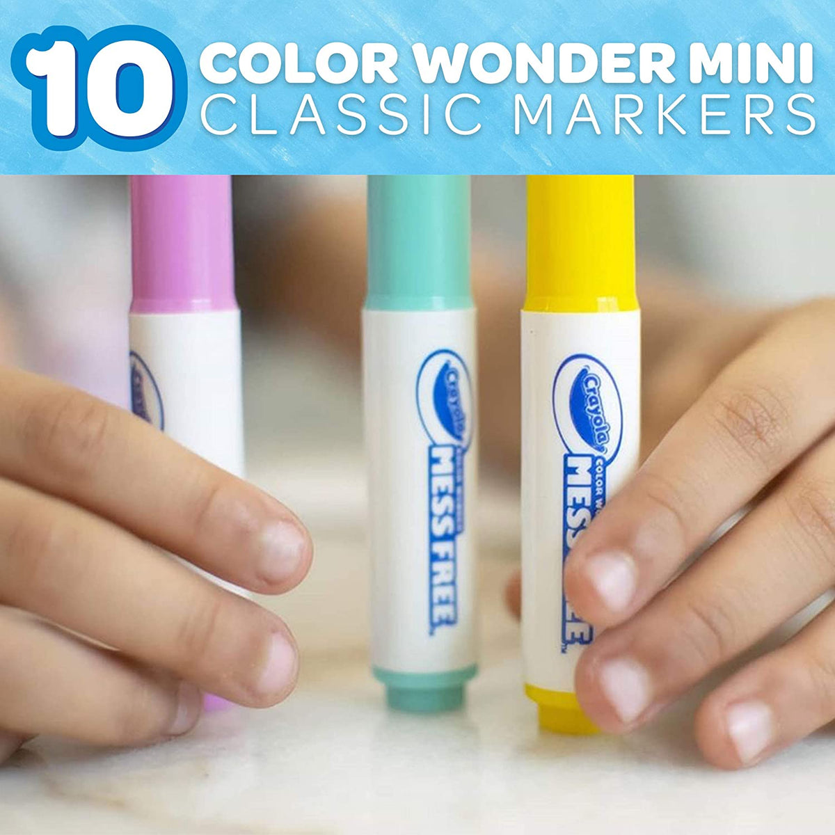 Crayola Color Wonder Markers, Mini - 10 markers