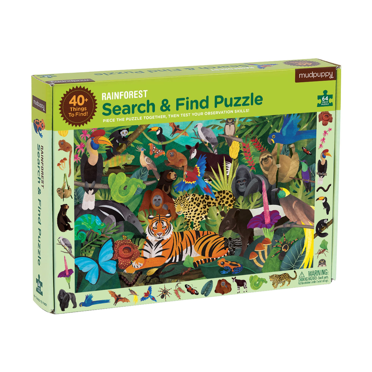 Montessori Search and Find Rainforest Puzzle – Smart Kids Planet
