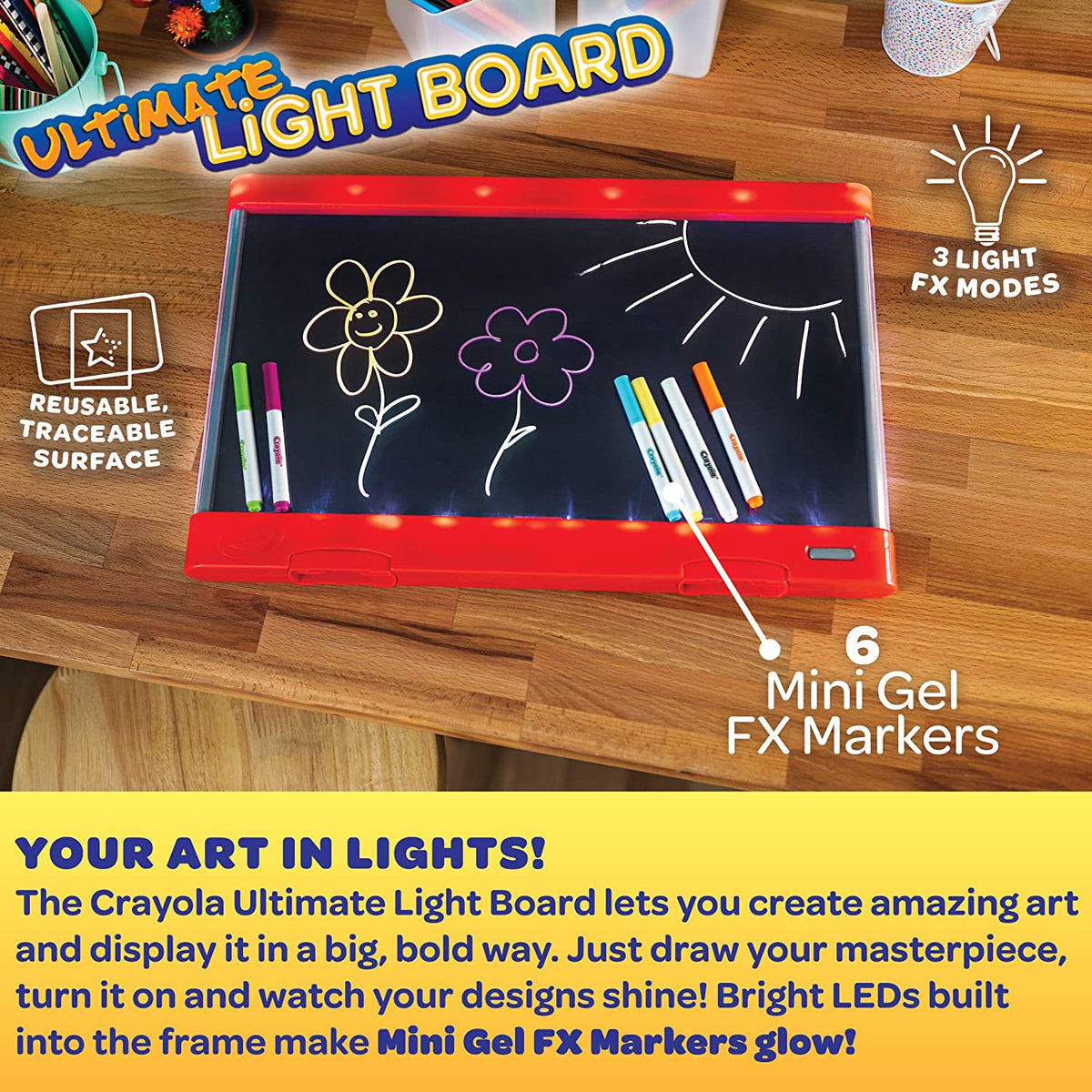 Illuminated Doodle Magic Board – Smart Kids Planet