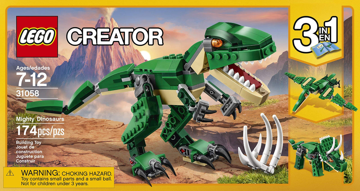 Mighty Dinosaurs Dinosaur Lego Year Old LEGO Creator 3in1 Rex, Toy