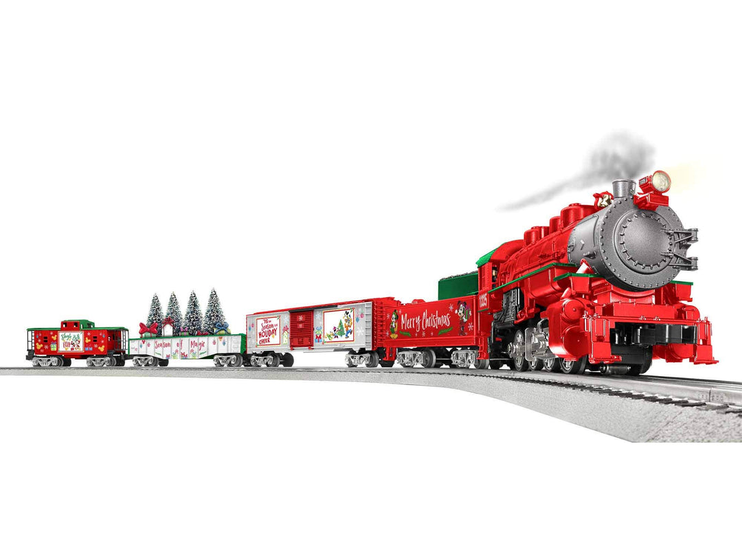 Festive Disney Christmas Train Set with Remote & Bluetooth – Smart
