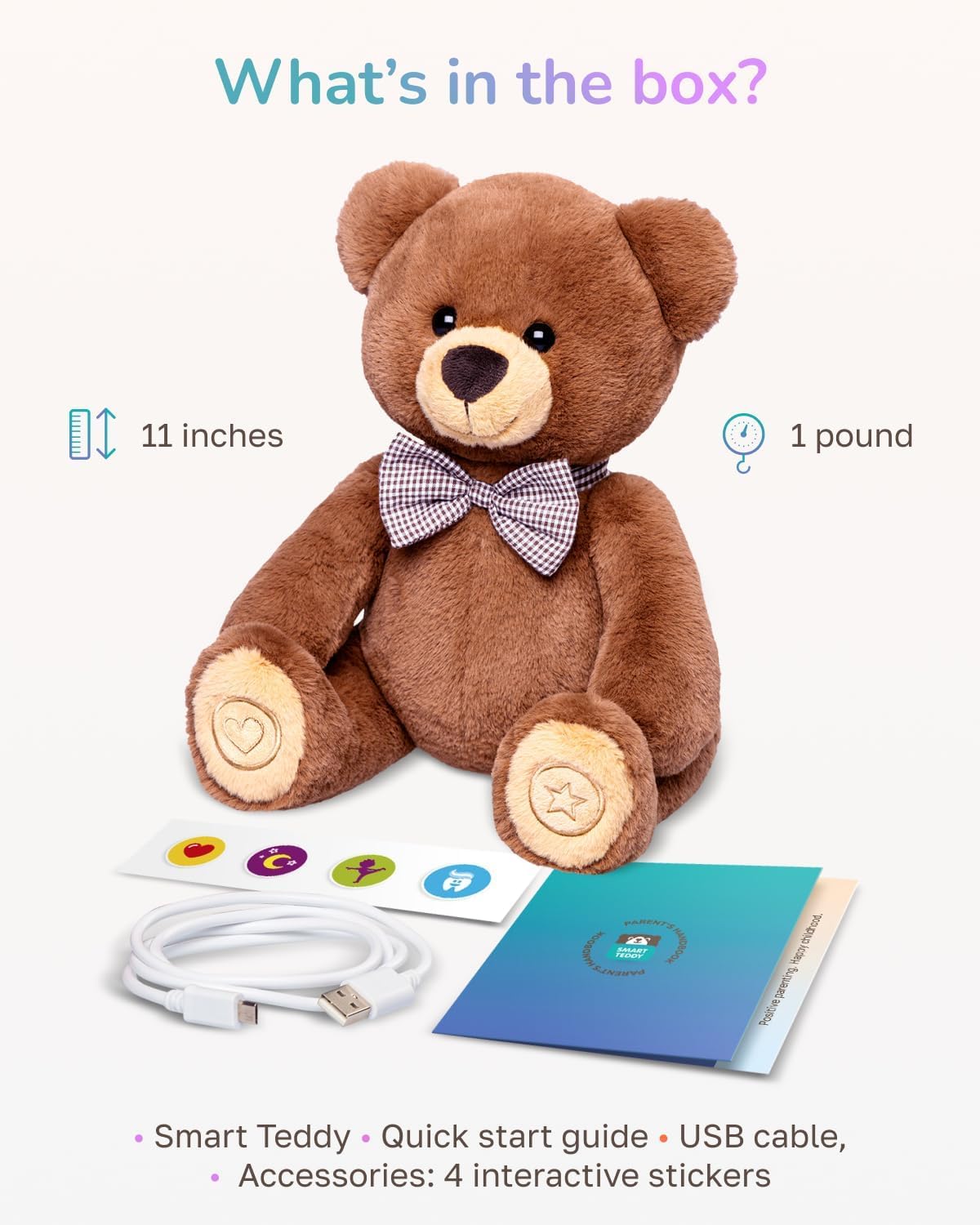 Interactive Storytelling Plush Teddy Bear – Smart Kids Planet