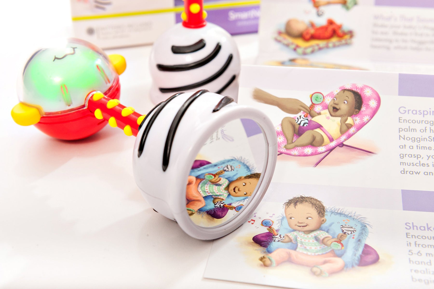 Planet Rattles Light-Up Developmental Baby Rattle ,Infants Multi-Activity Toy – Smart ...
