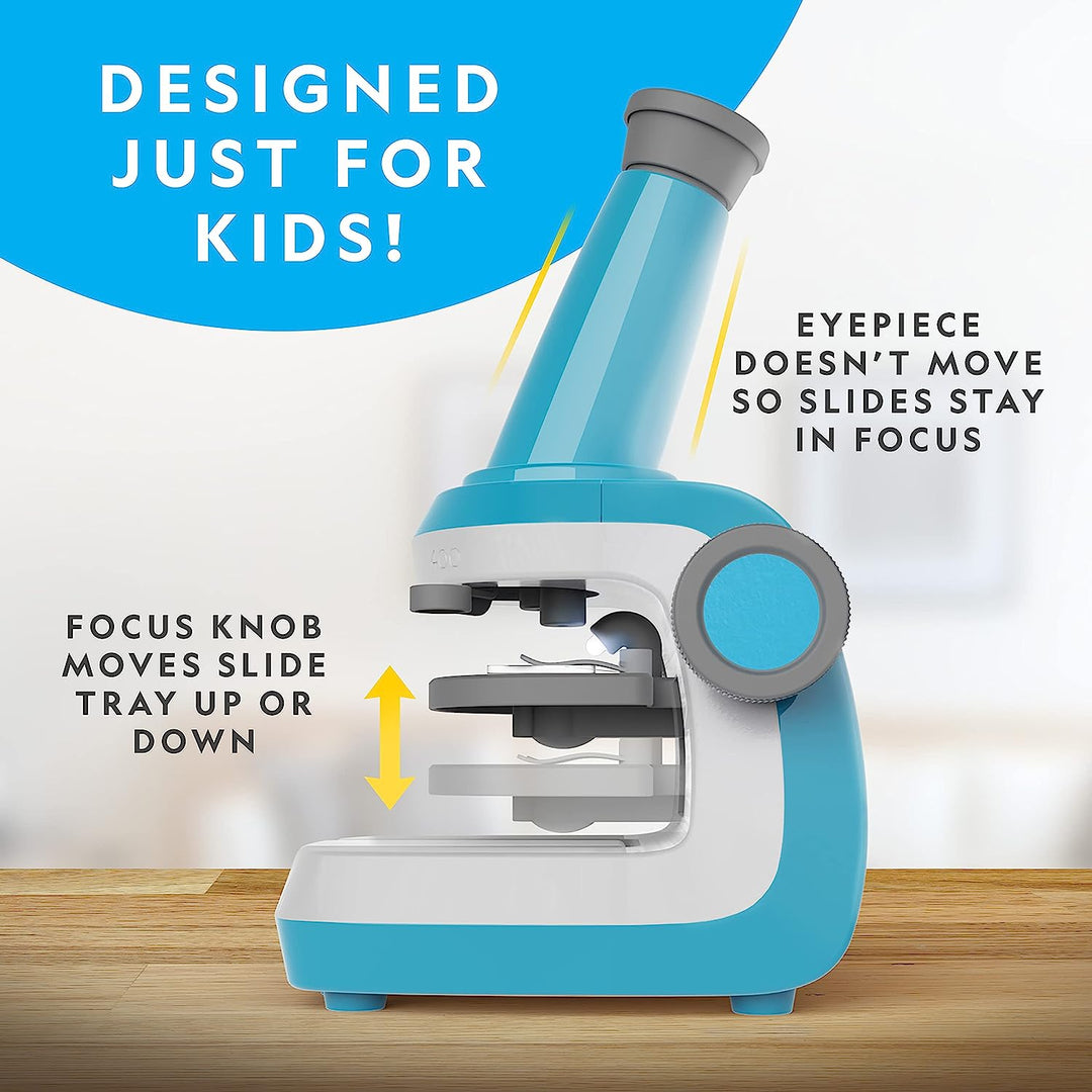 CubicFun 661127 - Kit de construcción, microscopio, National Geographic DIY DIY Kit de experimentos para niños a Partir de 8 años
