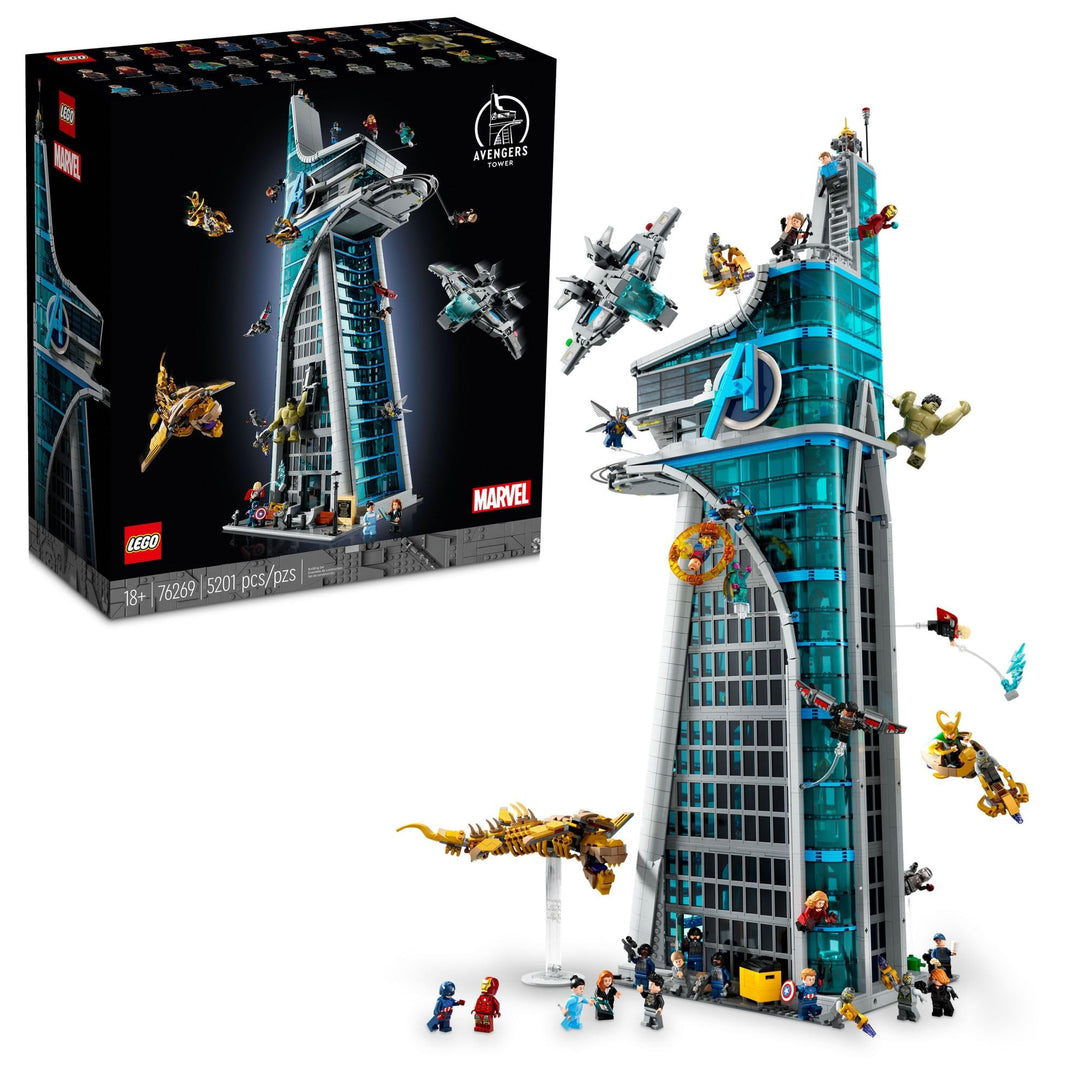 【新品】TheTowerDS Epic Marvel Avengers Tower LEGO Set – Smart Kids Planet