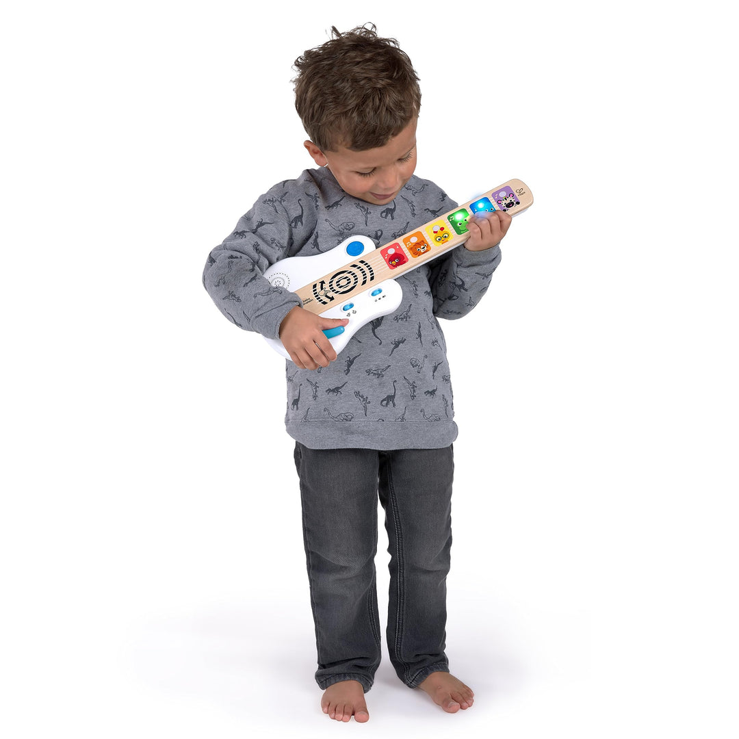 Light Up Strum Along Magic Touch Wooden Guitar Smart Kids Planet Light Up Strum Along Magic Touch Wooden Guitar Smart Kids Planet