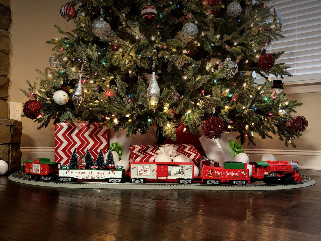 Festive Disney Christmas Train Set with Remote & Bluetooth – Smart