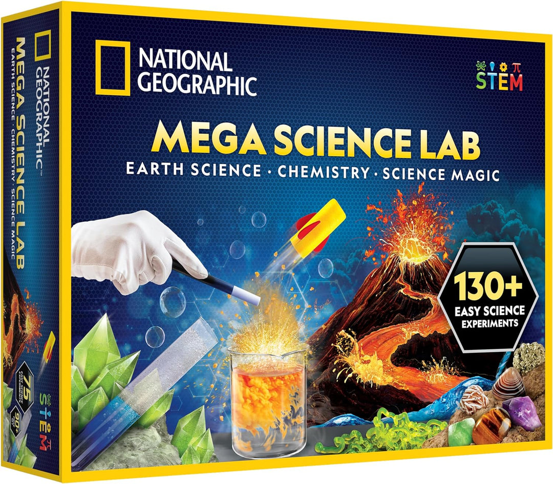 National Geographic Chemistry Set - 15 Experiments STEM Kit | Ages