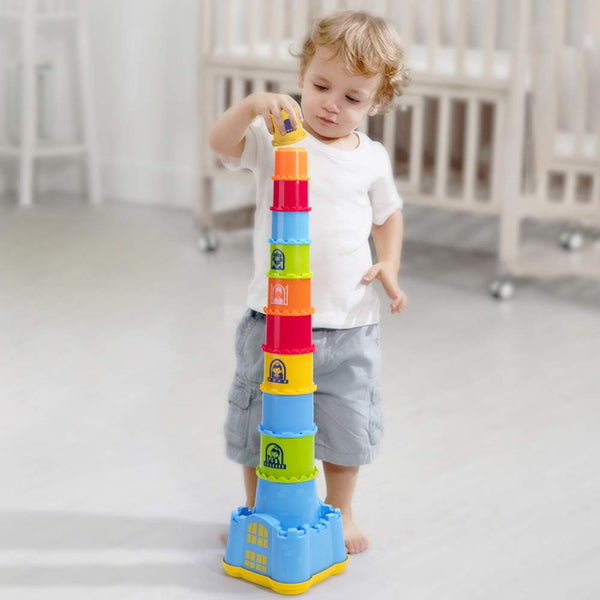 Baby Stacking Toys, Toddler Nesting Stack Cups for Sand Bath, Birthday  Gifts for 12 18 24 Month, 1 2 3 Year Old Boys Girls