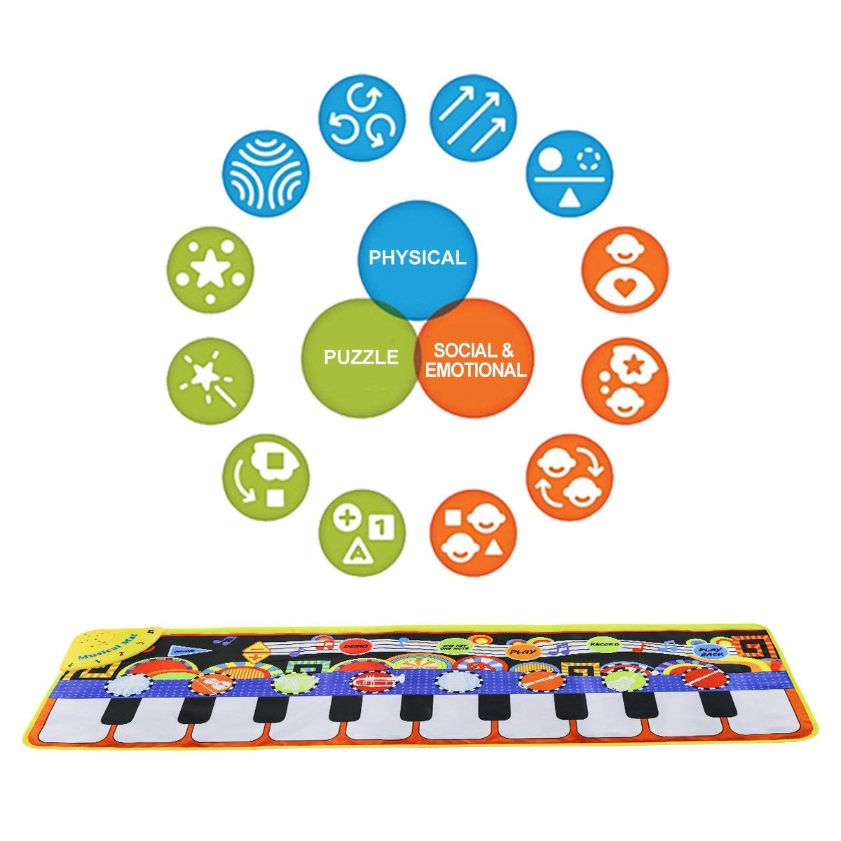 Mat Musical Panel Kids Musical Mat 8 in 1 – Smart Kids Planet