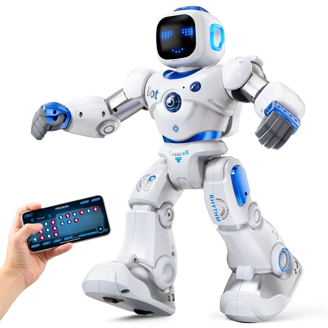 Smart RC Robot Toy, Talking Dancing Robots for Kids Remote Control Robotic  Toys