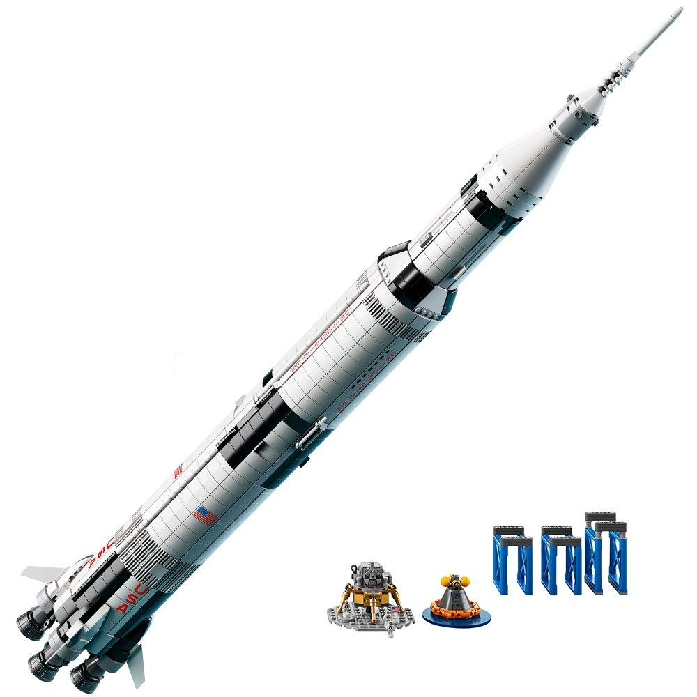 LEGO Ideas NASA Apollo Saturn V 21309 Outer Space Model Rocket for