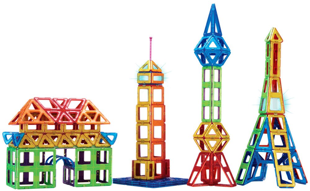 Magformers Creator Neon Set (70-Pieces) Magnetic Building Blocks, Educational Ma