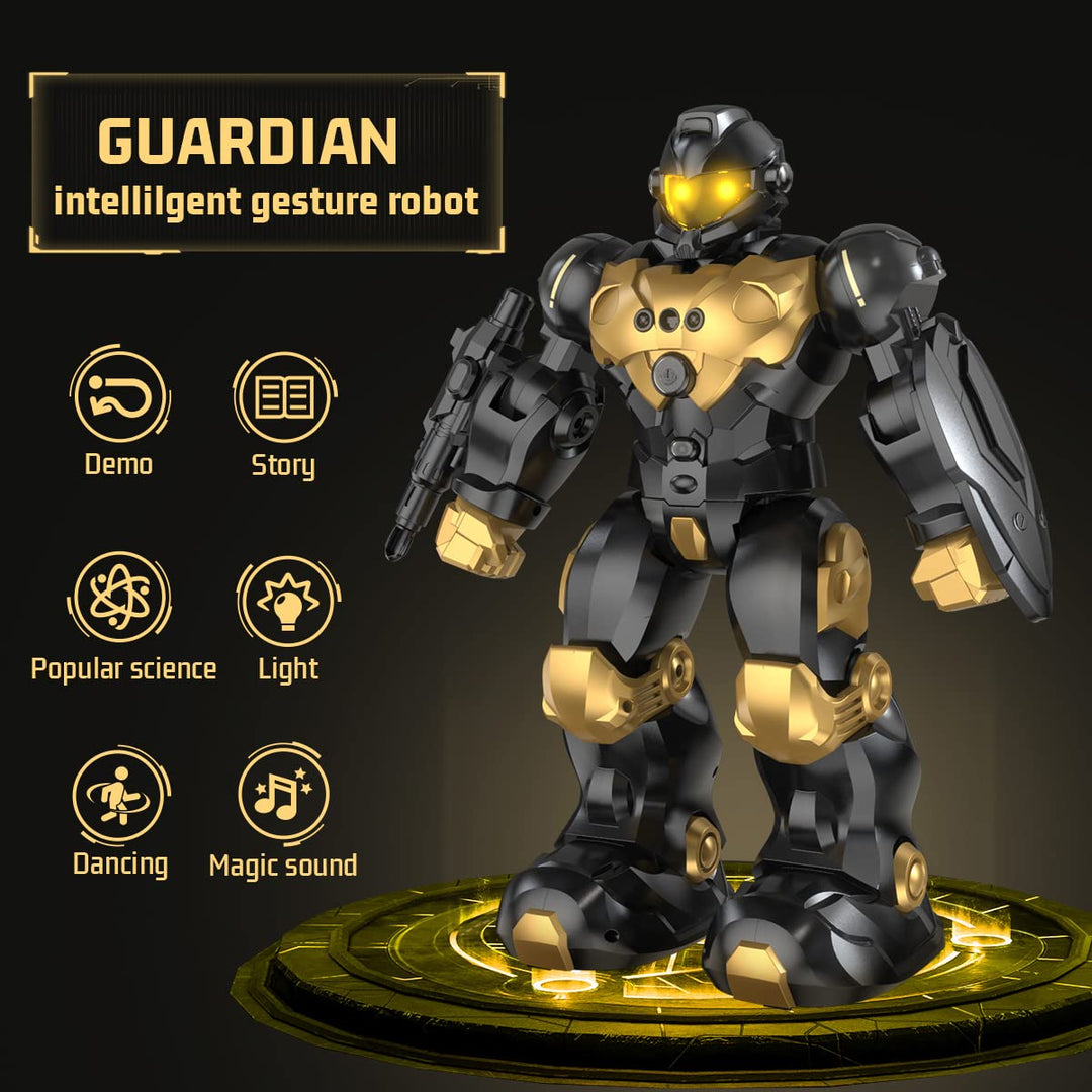Robot Programmable Avec Télécommande Et Geste – Chant, Danse, Histoires, Rechargeable – Cadeau Noël Pour Garçon/fille 8-12 Ans
