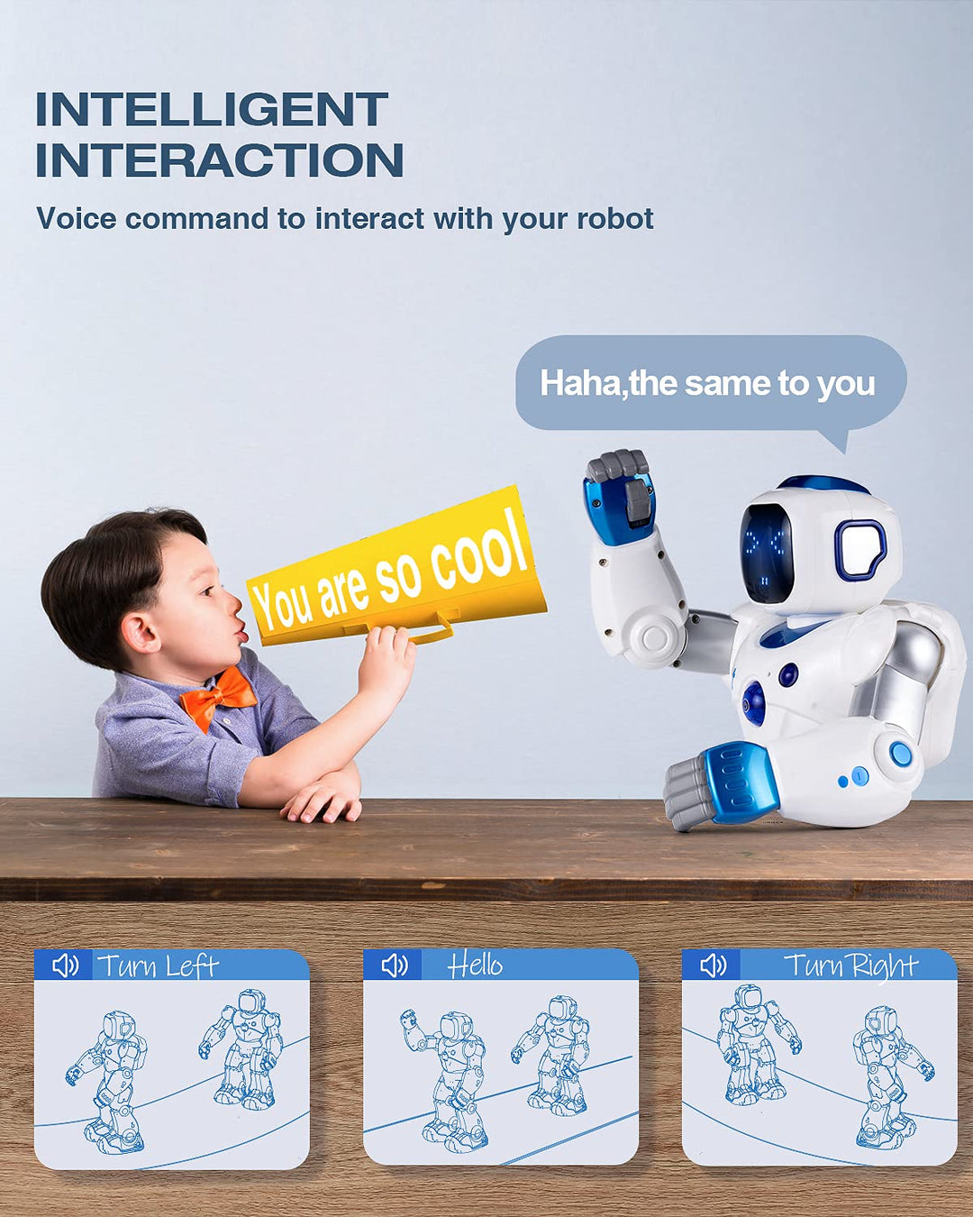 Robot Toys For Kids 3-5 Interactive 12″ Tall Dancing & Talking Robot ...