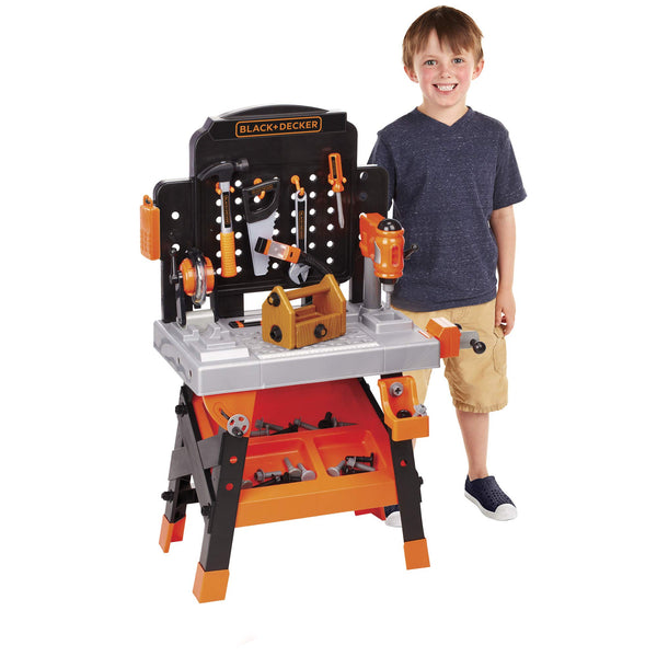 Tool Bench Black And Decker Childrens Tools New Black+Decker Workbench Power Tools Workshop Build Your Own Toy Tool Box