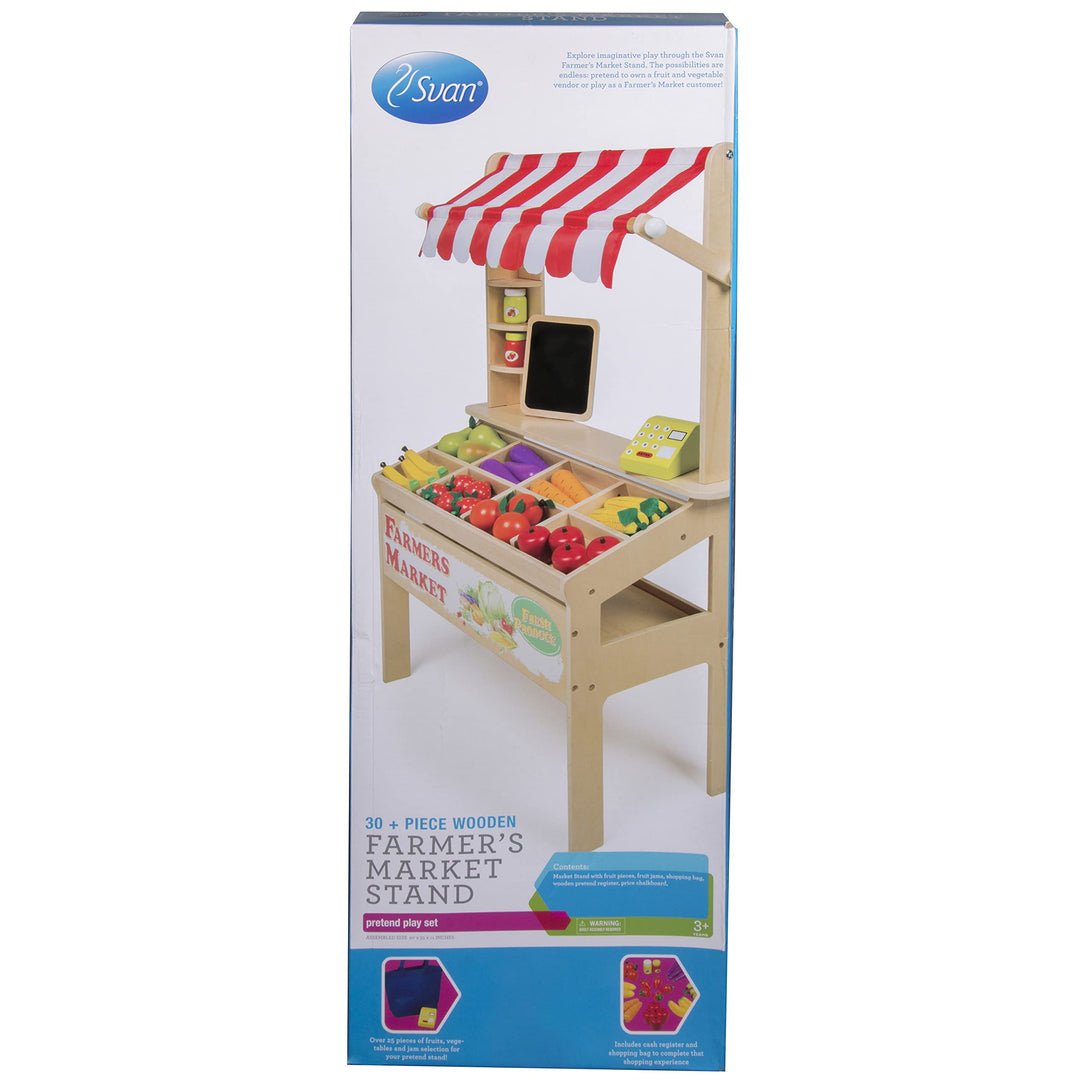 Wooden Farmers Market Stand – Smart Kids Planet