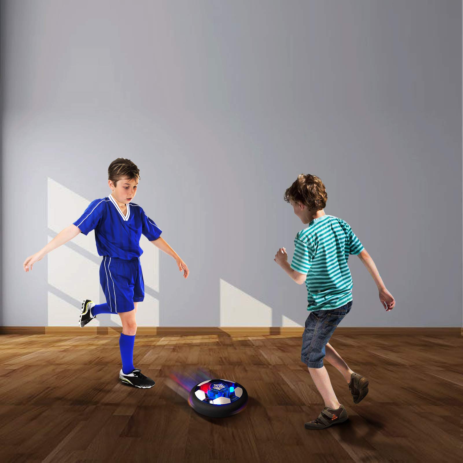 Air Power Soccer - Rechargeable Hover Ball Indoor Football With Led, Super  Fun To Play Soccer