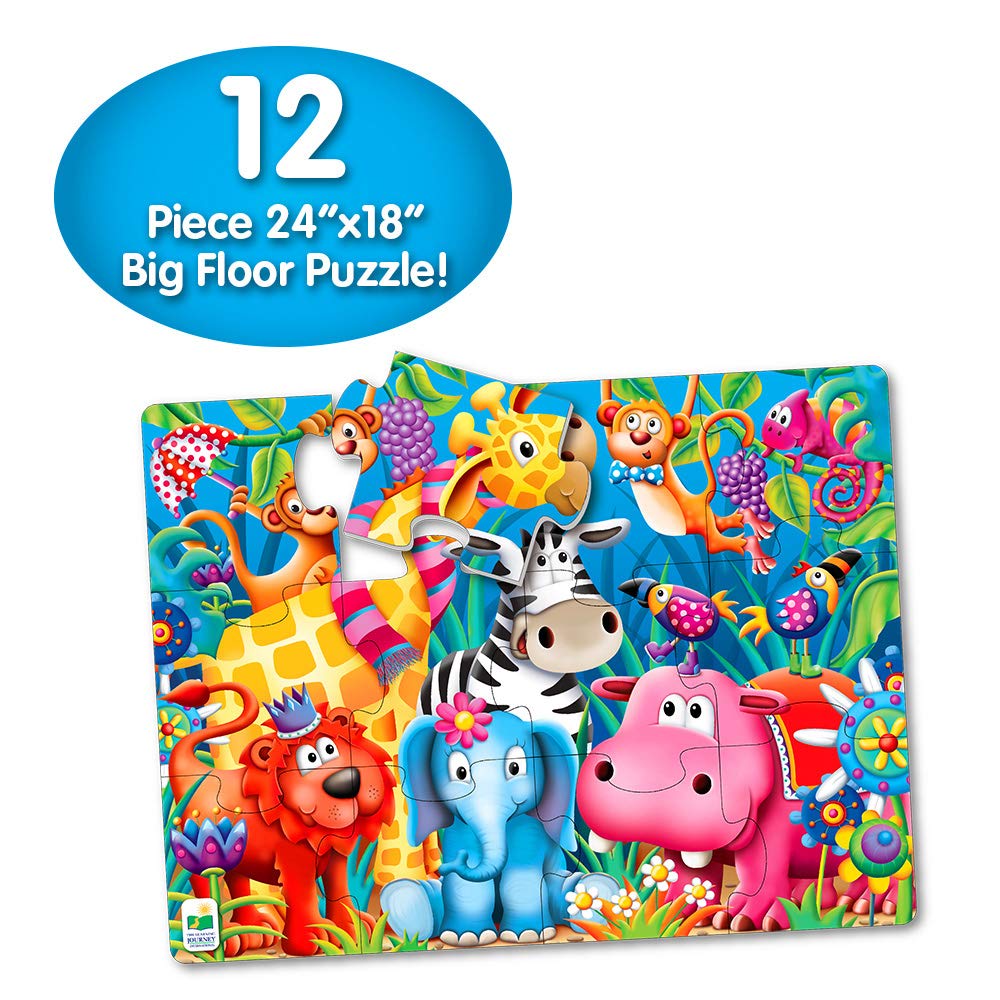 My First Jungle Friends Puzzle - 12 Pieces – Smart Kids Planet