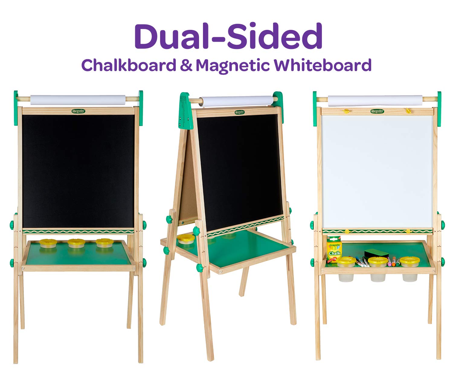 Easel Jr. Magnetic Dry Erase & Chalkboard