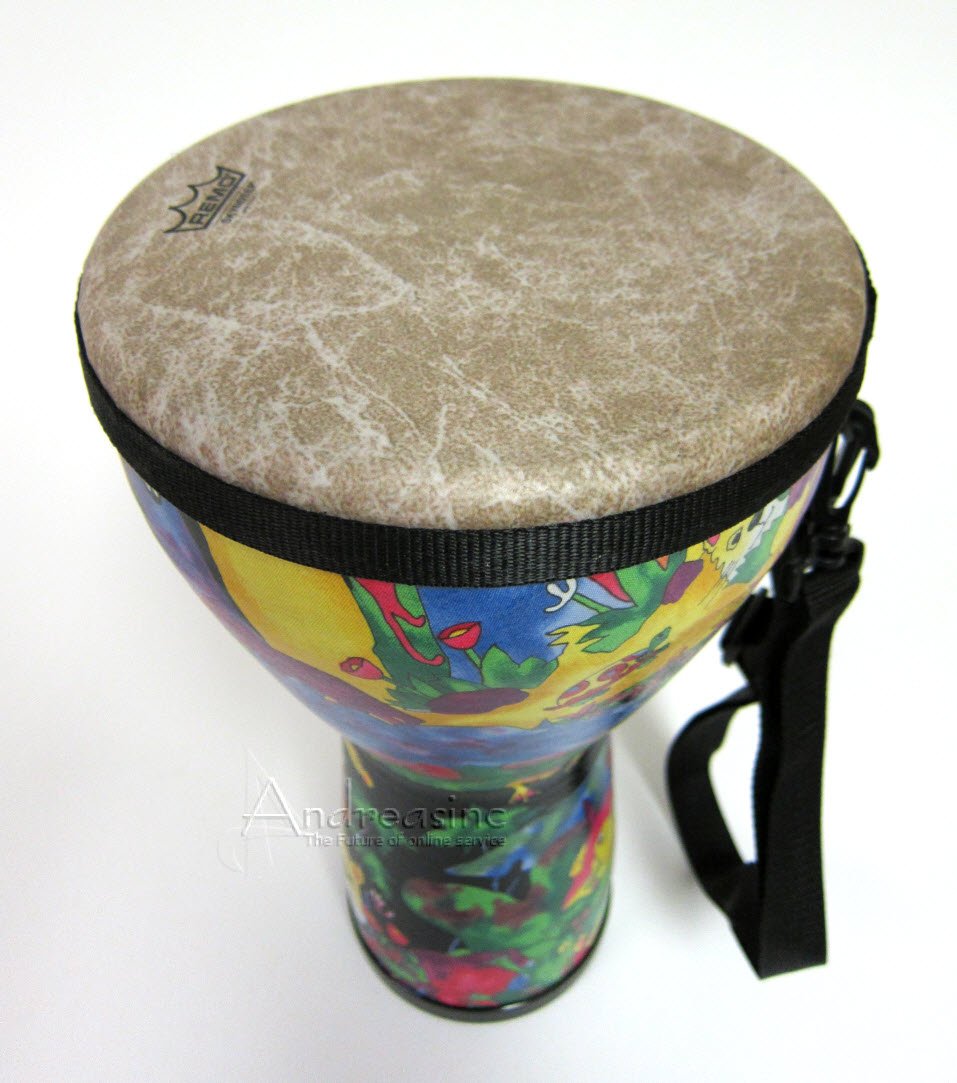 7x10 inches drum, unique djembe drum for kids, gift for popular a child, African musical instrument, leather and wood drum, children instruments