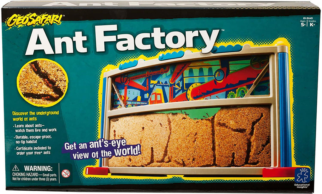 Live Ant Colony Large Ant Farm Castle Habitat - Double Sided Sand Ant ...