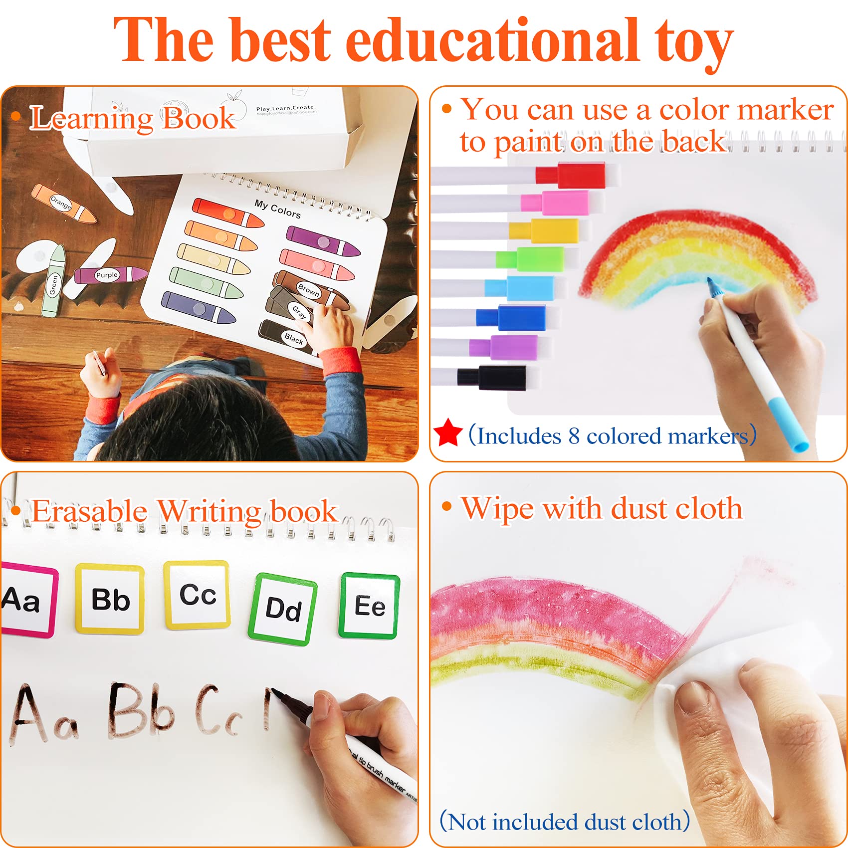 My First Busy Book Printable Preschool Activity Homeschool Resources  Montessori Materials Preschool Toys Flashcards Toddler Learning Binder 