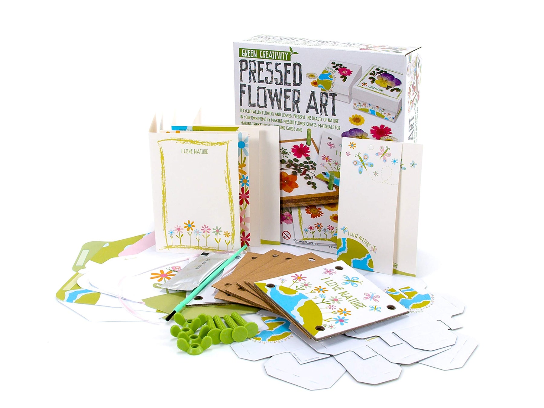 4M Green Creativity Pressed Flower Art Kit, Recycle Flowers Art & Crafts DIY  Kit, For Boys & Girls Ages 5+
