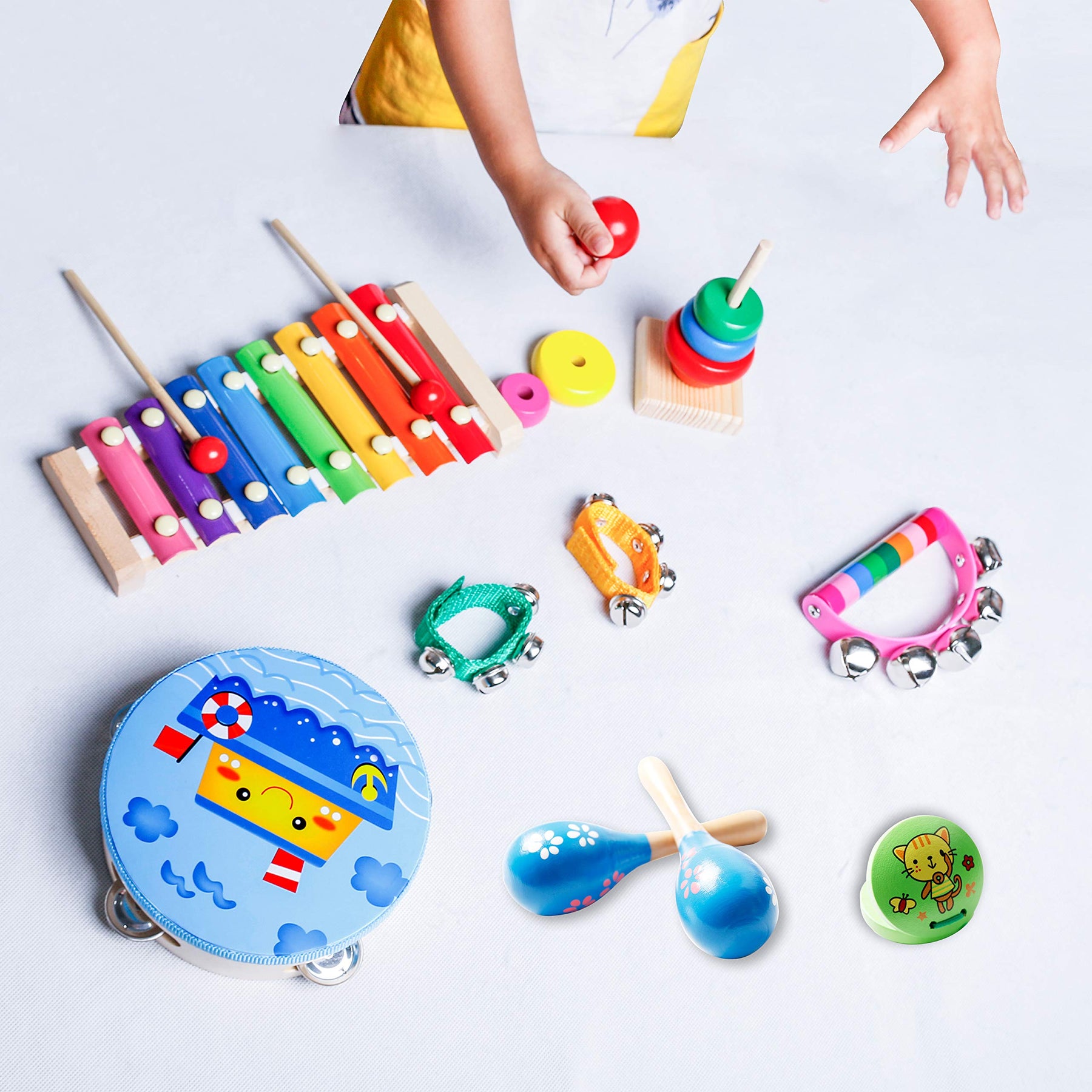Child Handheld Musical Instruments Wooden Kids Music Instruments – Smart Kids Planet