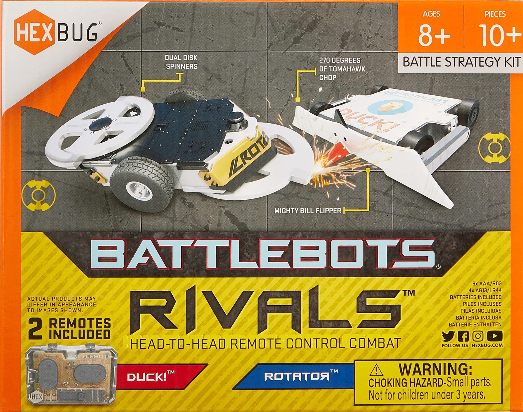 BattleBots Rivals Presents: Rotator vs. Duck an Epic Remote Control Ro ...