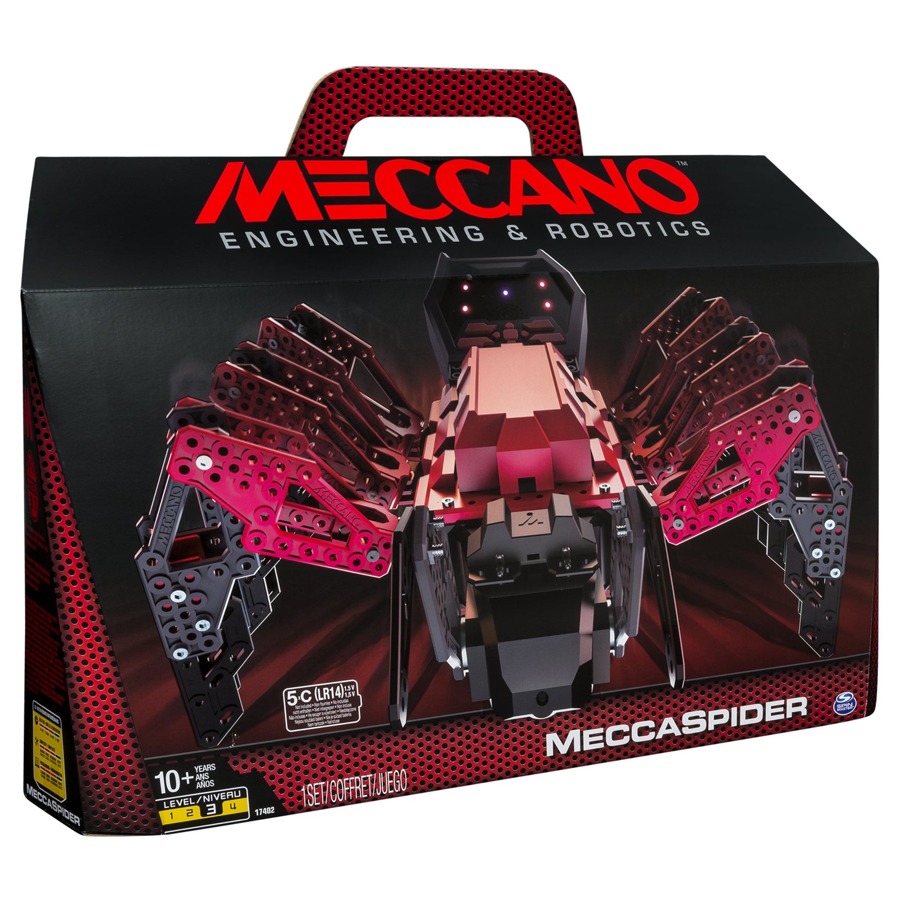 Meccano-Erector – MeccaSpider Robot Kit for Kids to Build, STEM Toy wi ...