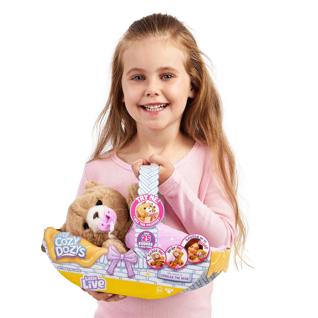 cozy dozy hängematte Interactive Cozy Teddy Bear – Smart Kids Planet