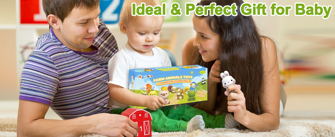 Baby Toys Fattoria In Tessuto Con 6 Animali Morbidi Che Suonano - Giocattolo Sensoriale Montessori Per Bambini 6-12 Mesi